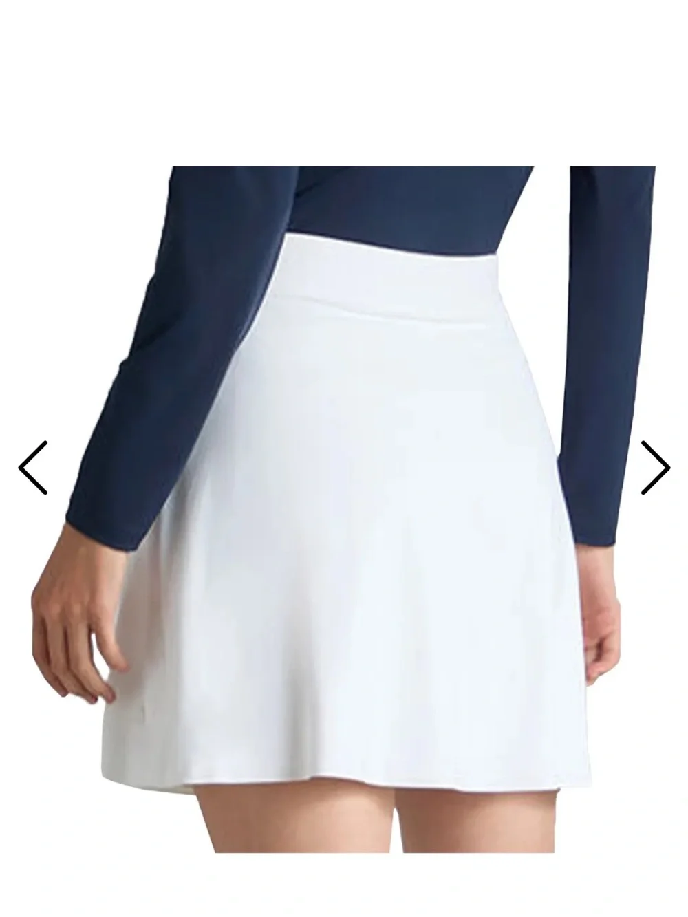G Fore Women’s White A-Line Skirt - Picture 2 of 8